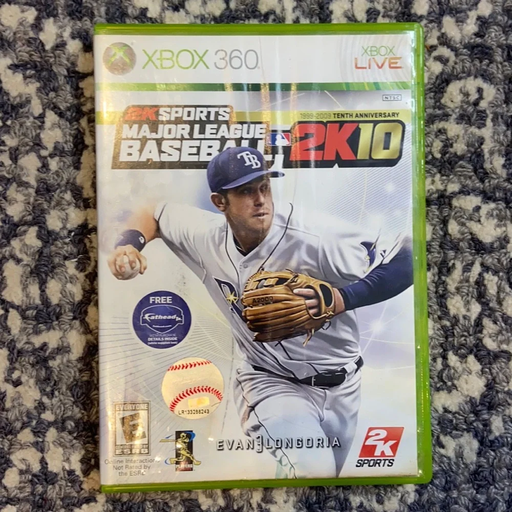 XBox 360 2K Sports Major League Baseball 2k10 Tenth Anniversary